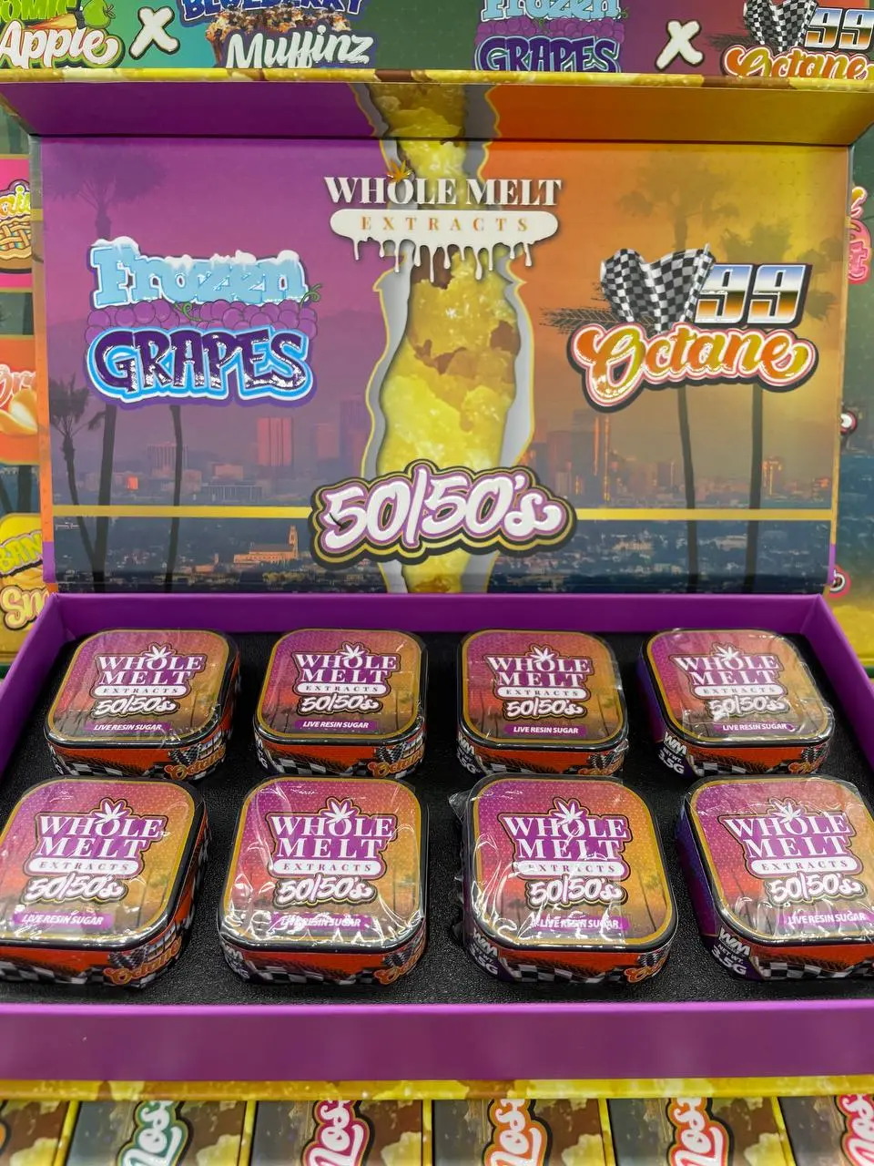 Whole Melts Extracts Vice City Edition – 50/50S Live Resin Sugar Badder 3.5G - Image 3