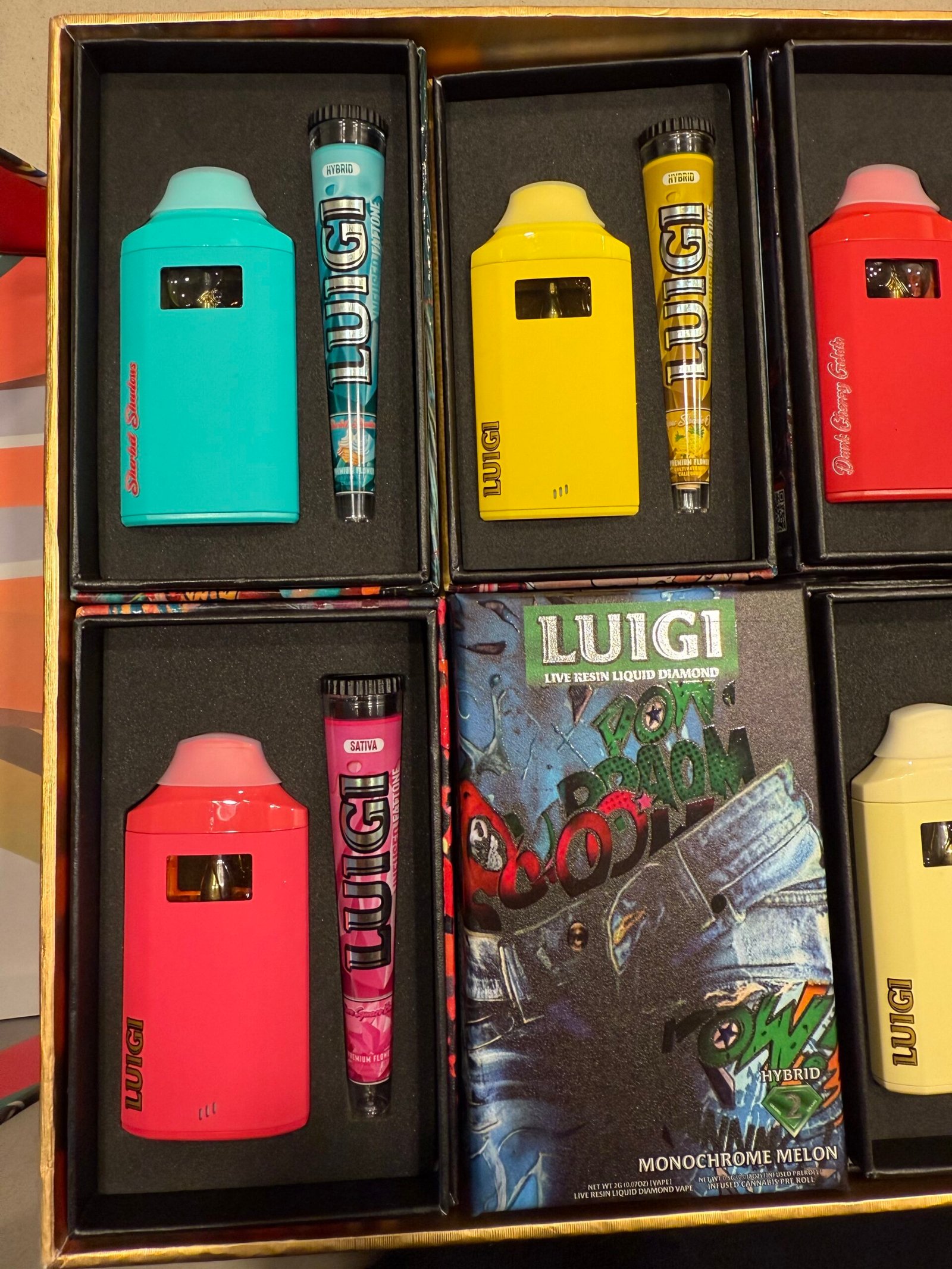 Luigi 2G Disposable Series 4 – Live Resin Liquid Diamond W/ Infused Pre Roll