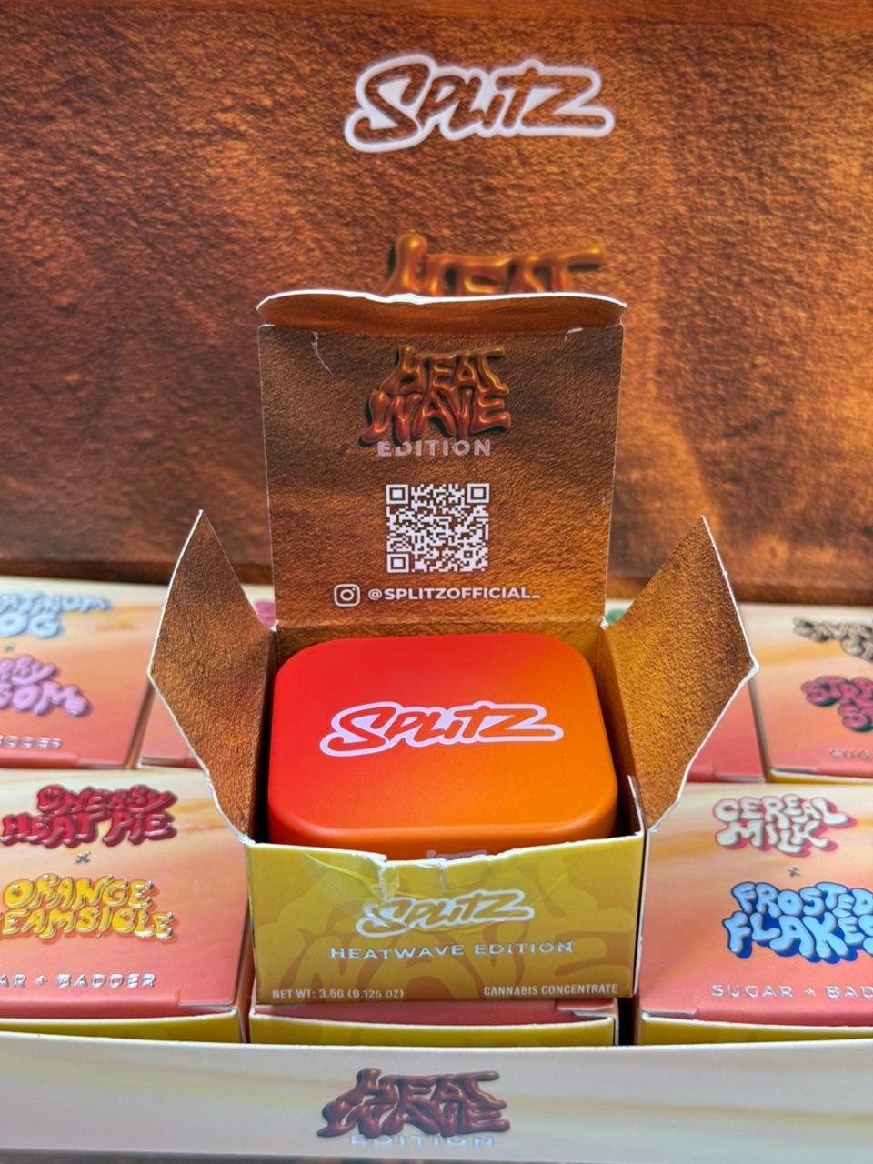 SPLITZ WAX HEAT WAVE EDITION (SUGAR + BADDER) – 3.5G