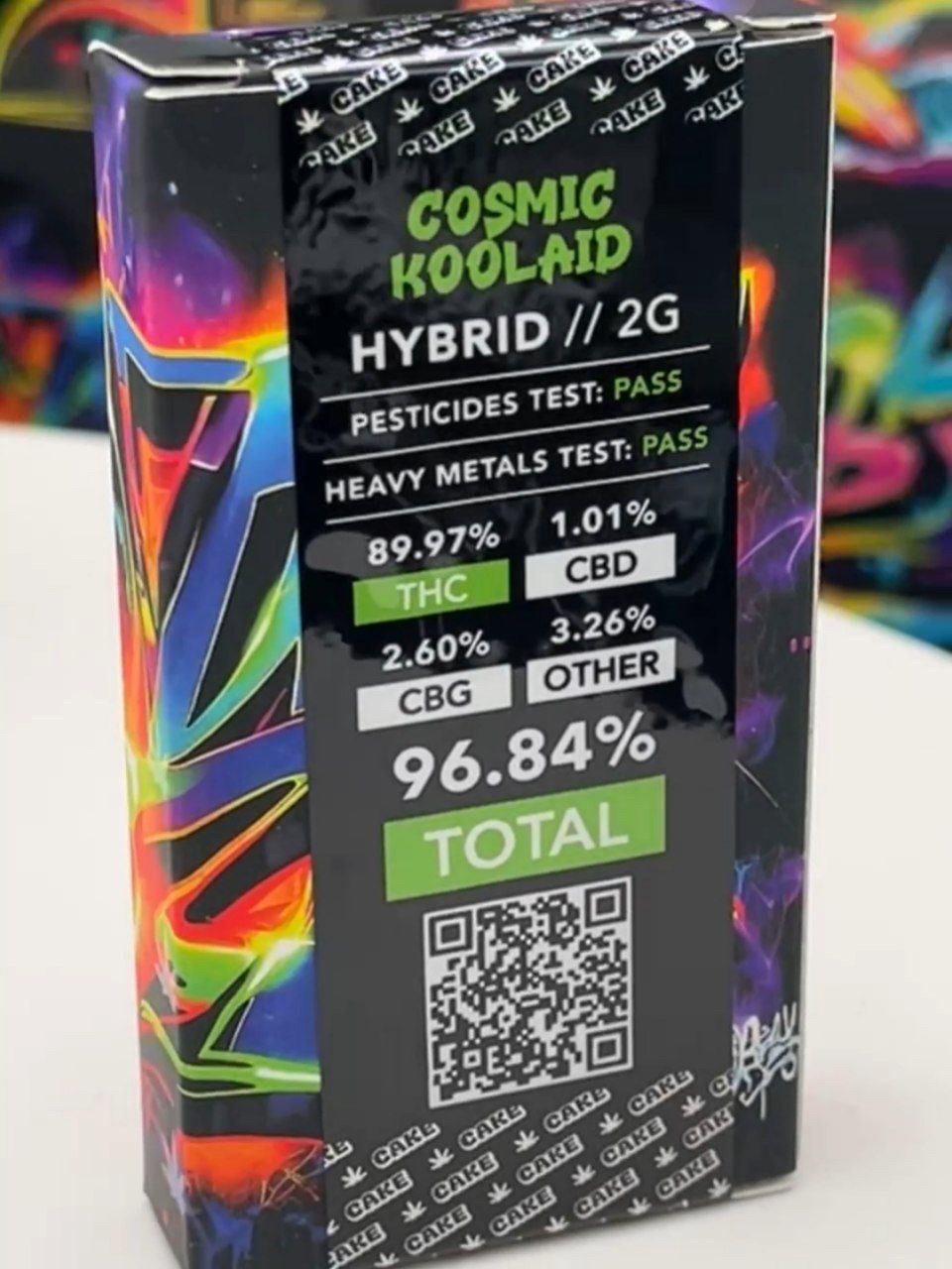 Cake 2G Disposable – Flawlesss Diamonds X Cryo Live Resin - Image 2