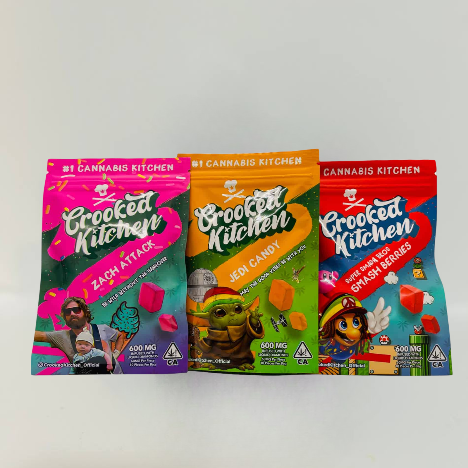 Crooked Kitchen Infused Liquid Diamond Edibles 600MG
