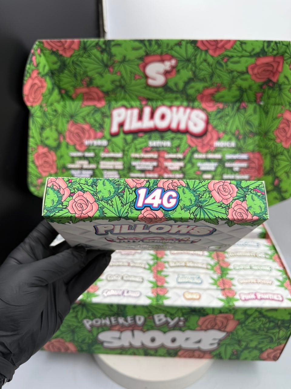 SNOOZE PILLOWS WEED ROSE EDITION – 14G (1/2 OZ) - Image 3