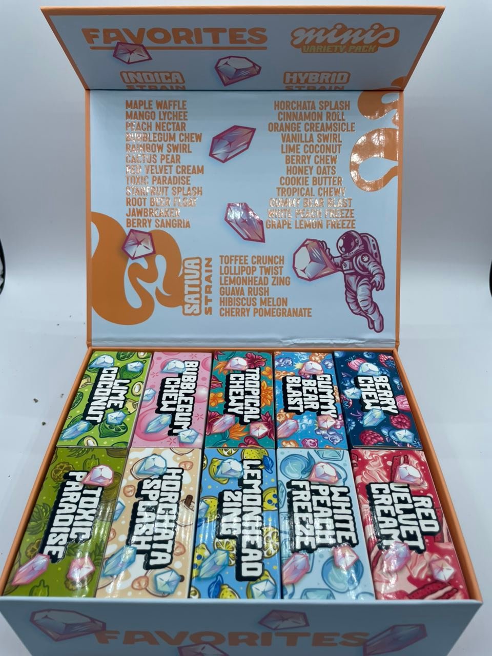 FAVORITES 2G MINIS DISPOSABLE – ORANGE BOX - Image 3