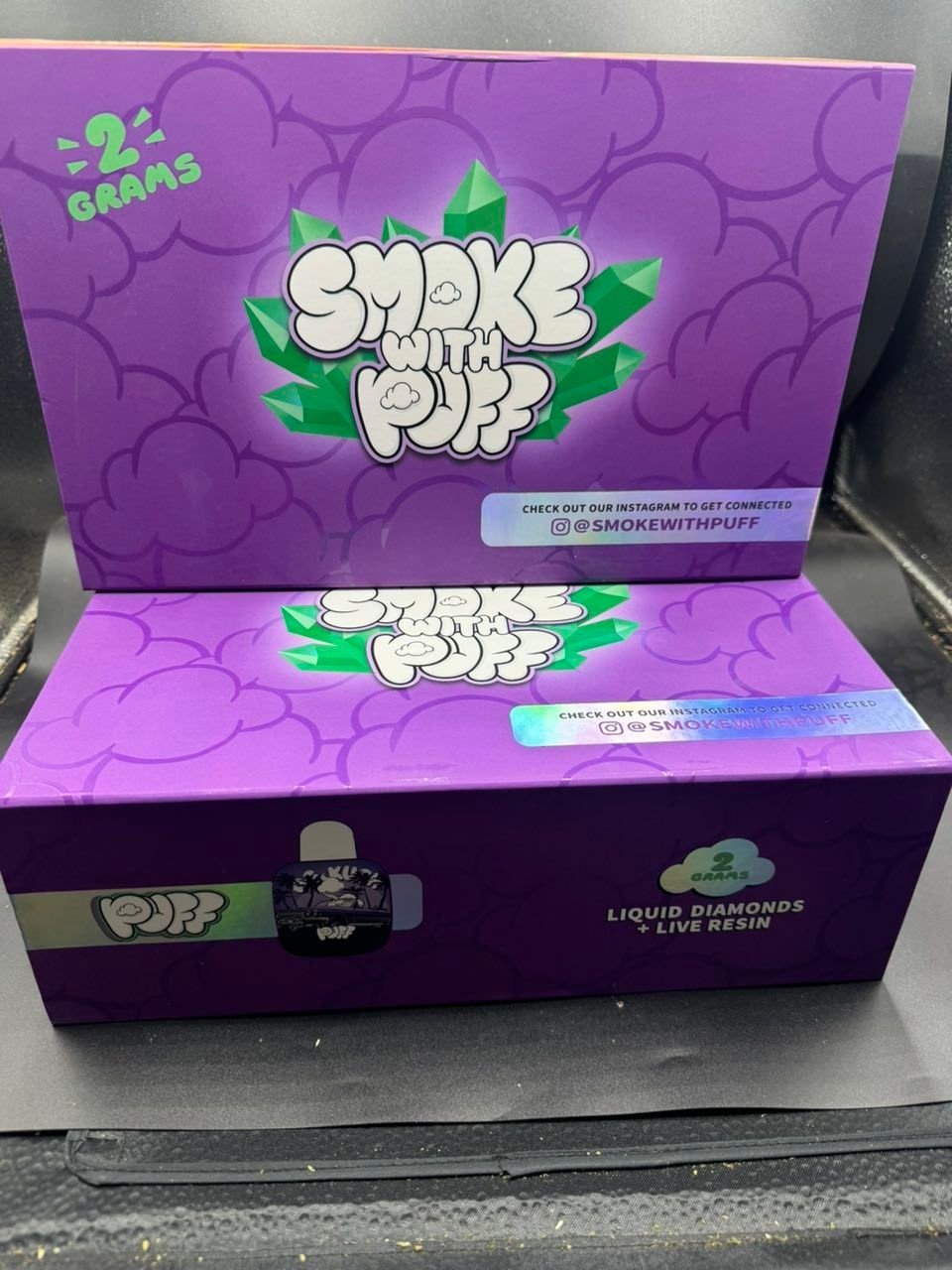 Smoke With Puff 2G Liquid Diamonds + Live Resin Disposable - Image 2