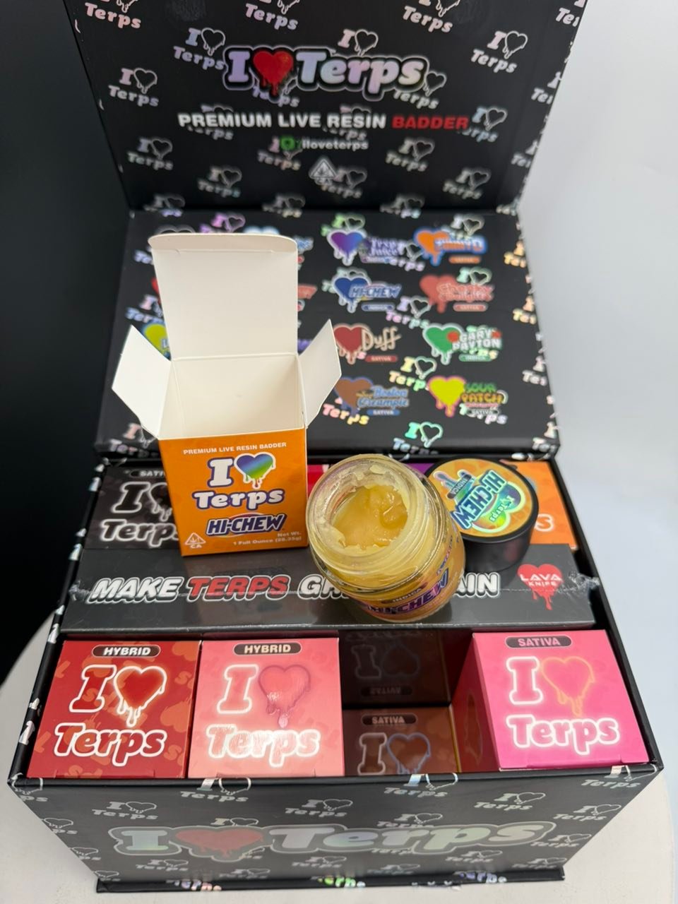 I LOVE TERPS PREMIUM LIVE RESIN BADDER – 1OZ
