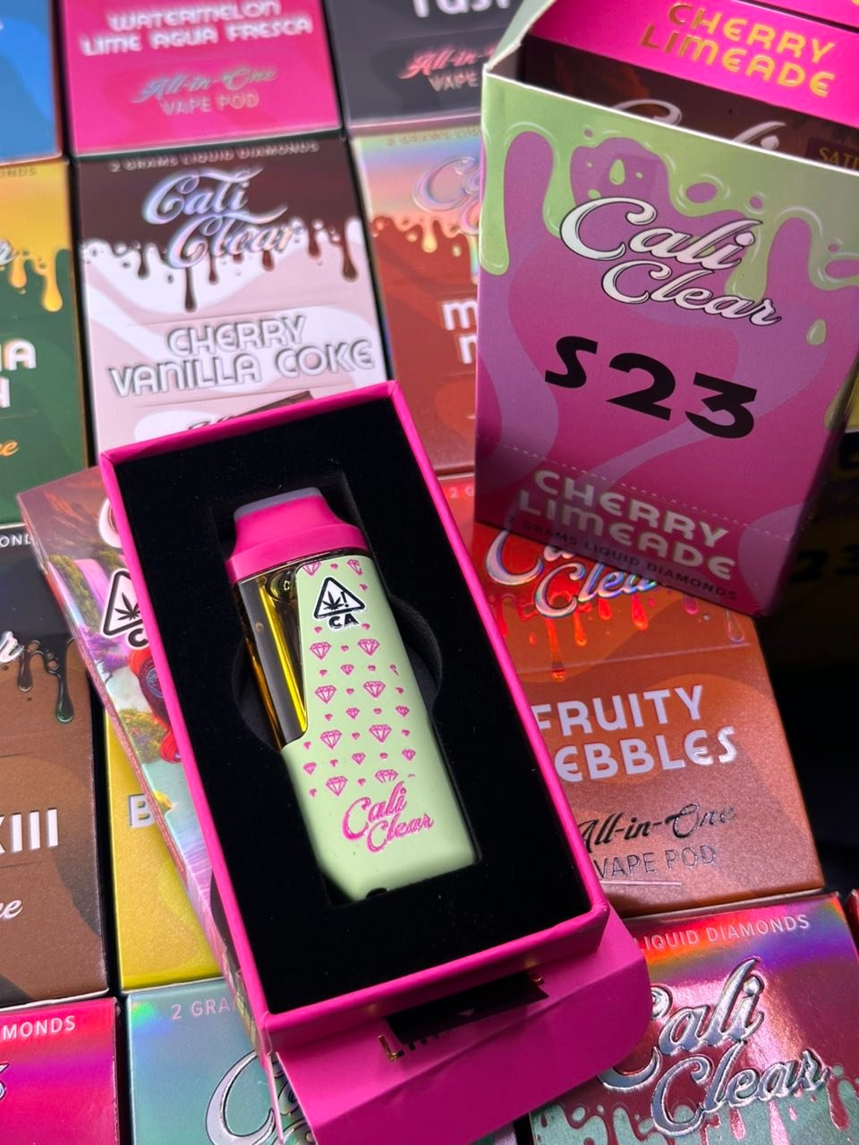 CALI CLEAR PARTY PACK 2G DISPOSABLE – LIQUID DIAMONDS - Image 2