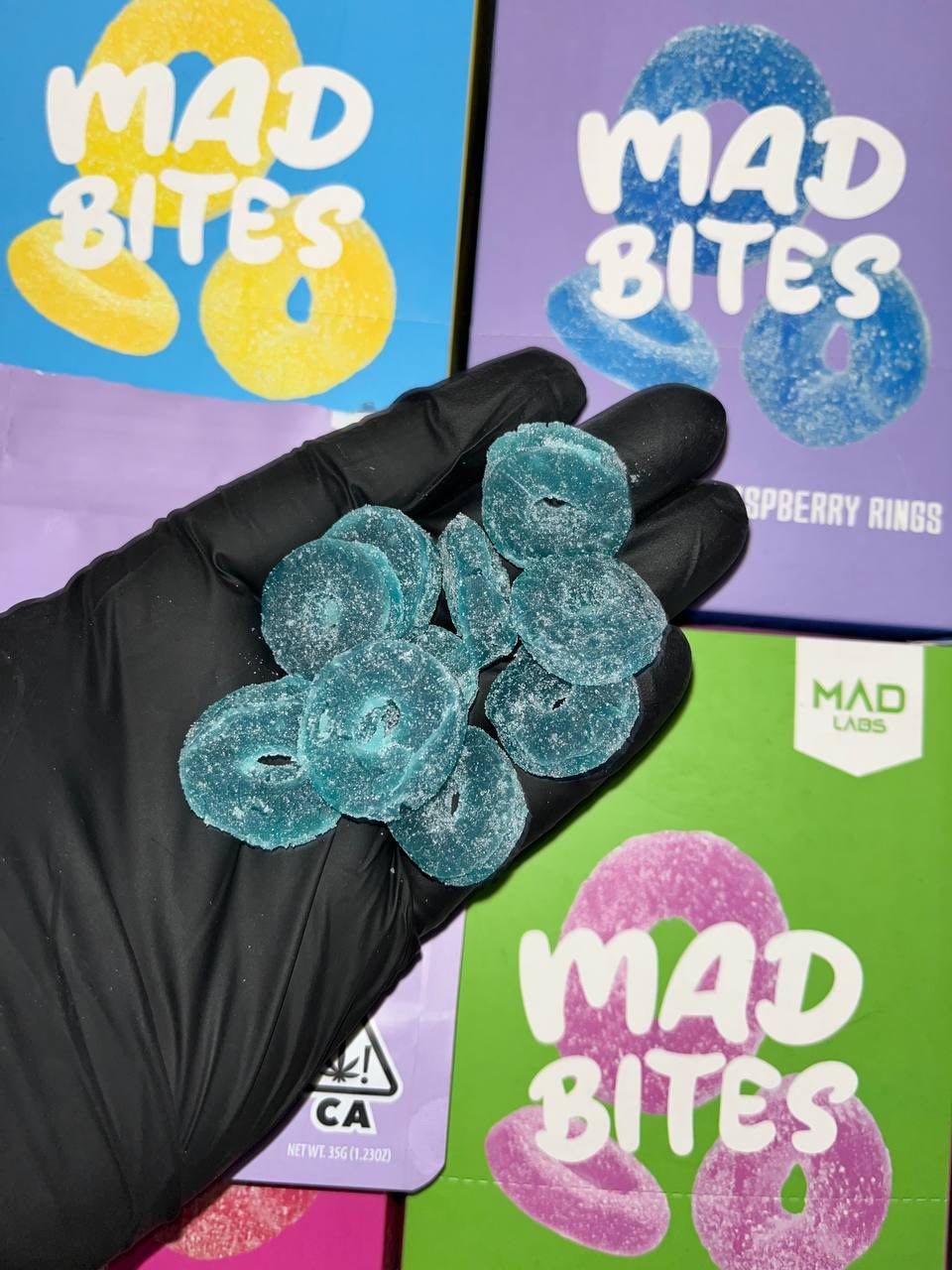 MAD BITES 1500-2000MG (HASH ROSIN/FULL SPECTRUM) GUMMIES - Image 2