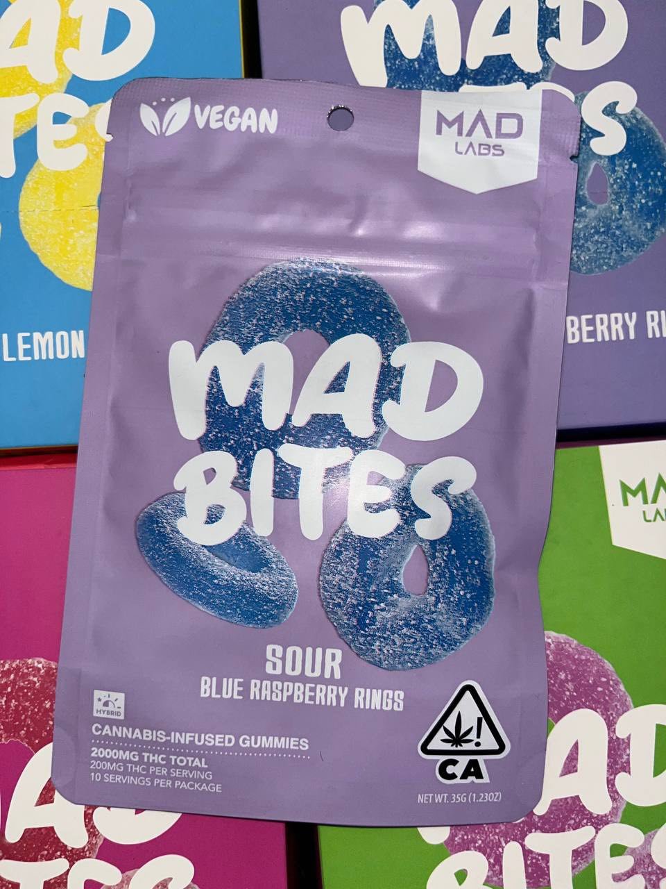 MAD BITES 1500-2000MG (HASH ROSIN/FULL SPECTRUM) GUMMIES