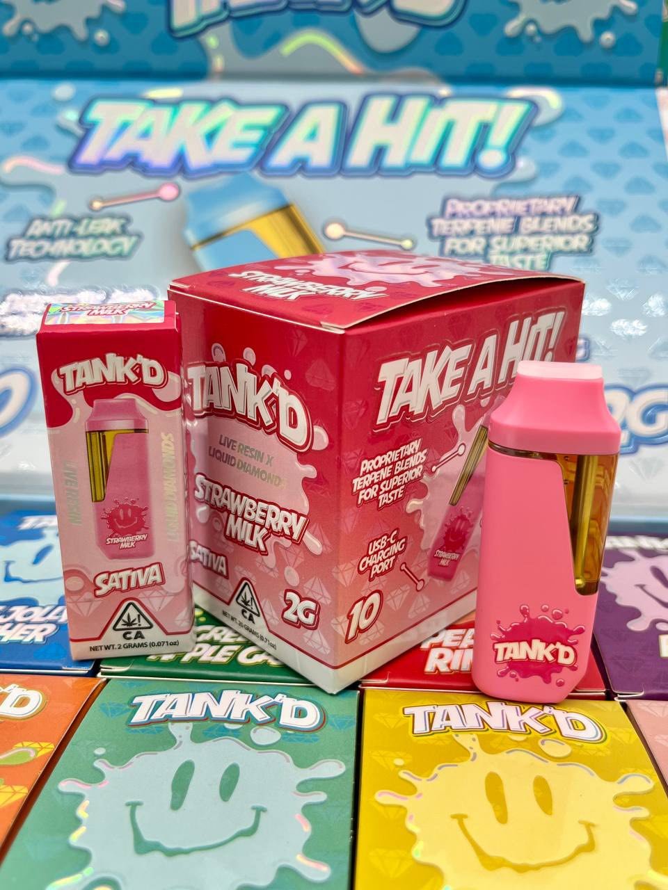 TANK’D 2G DISPOSABLE – LIVE RESIN X LIQUID DIAMONDS