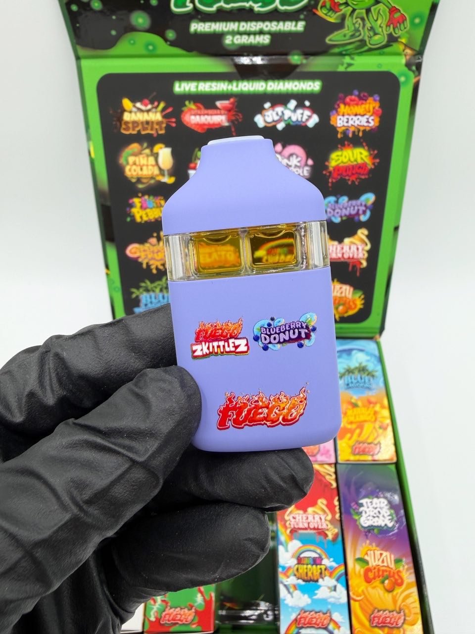 FUEGO 2G DISPOSABLE – LIVE RESIN + LIQUID DIAMONDS - Image 2
