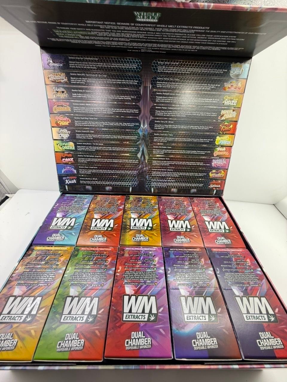 WHOLE MELT DUAL CHAMBER PHASE THREE DISPOSABLE 2G – LIQUID DIAMONDS LIVE RESIN - Image 2