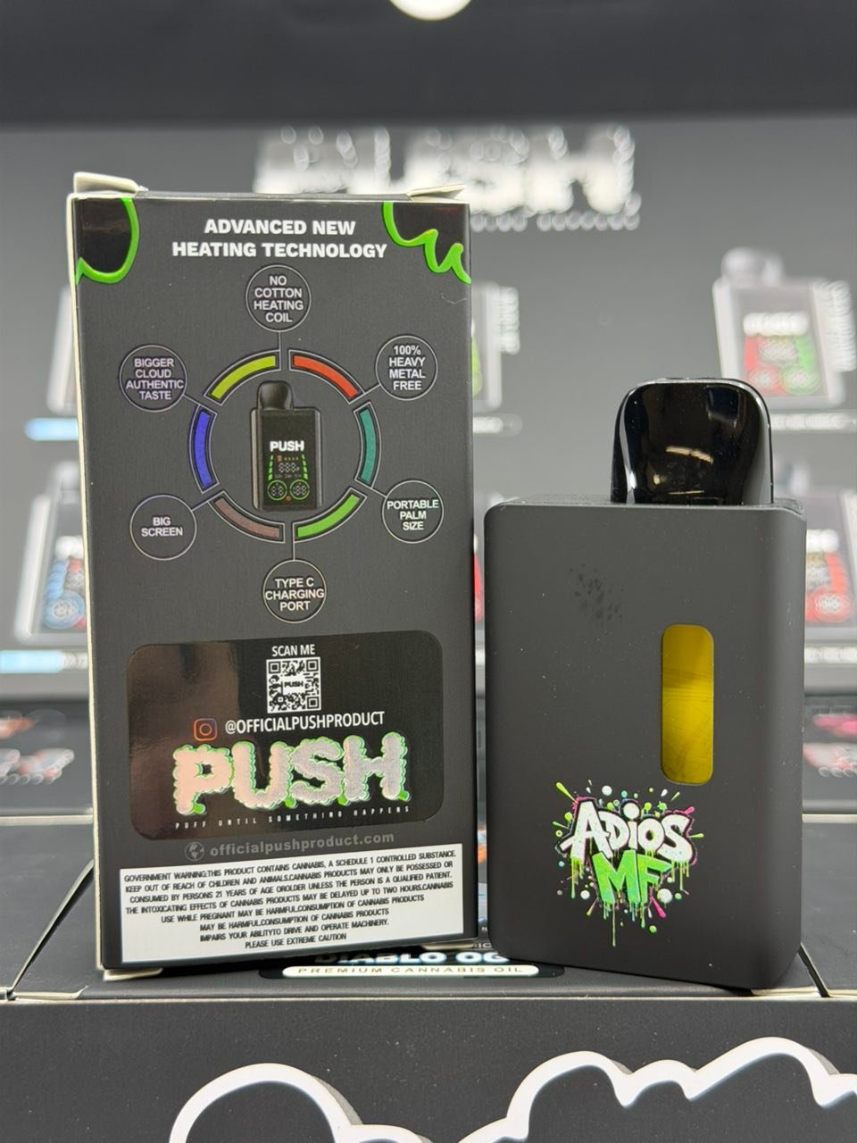 PUSH 2G DISPOSABLE WITH SCREEN - Image 4