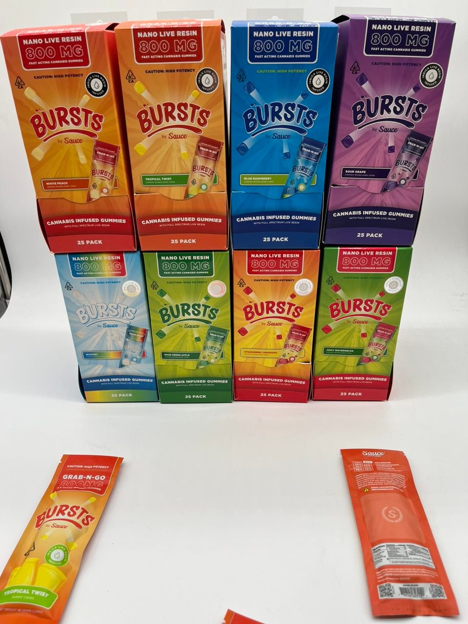 Bursts By Sauce Edibles 800MG - Image 3