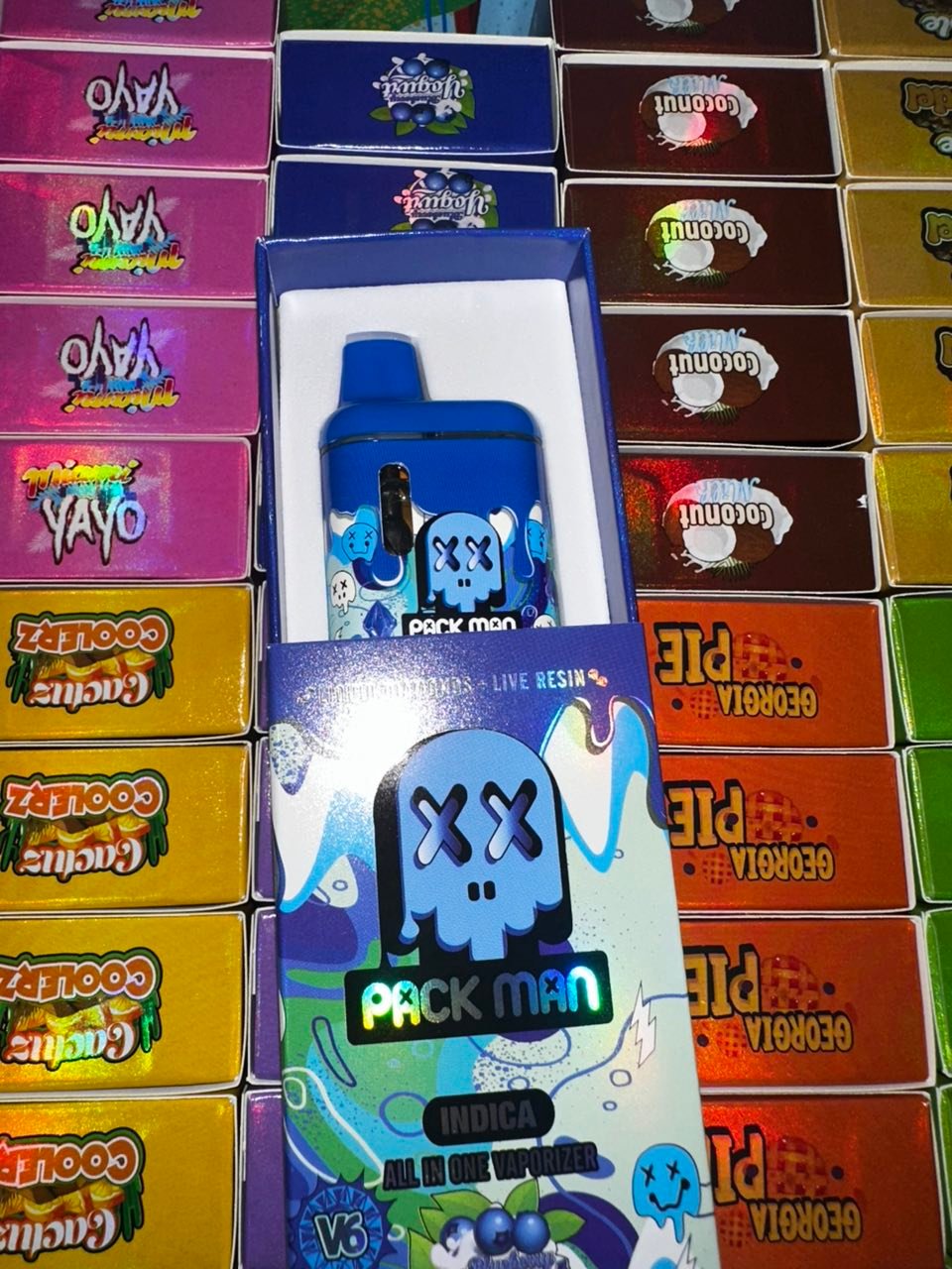 V6 PACKMAN 2G DISPOSABLE – LIQUID DIAMONDS + LIVE RESIN