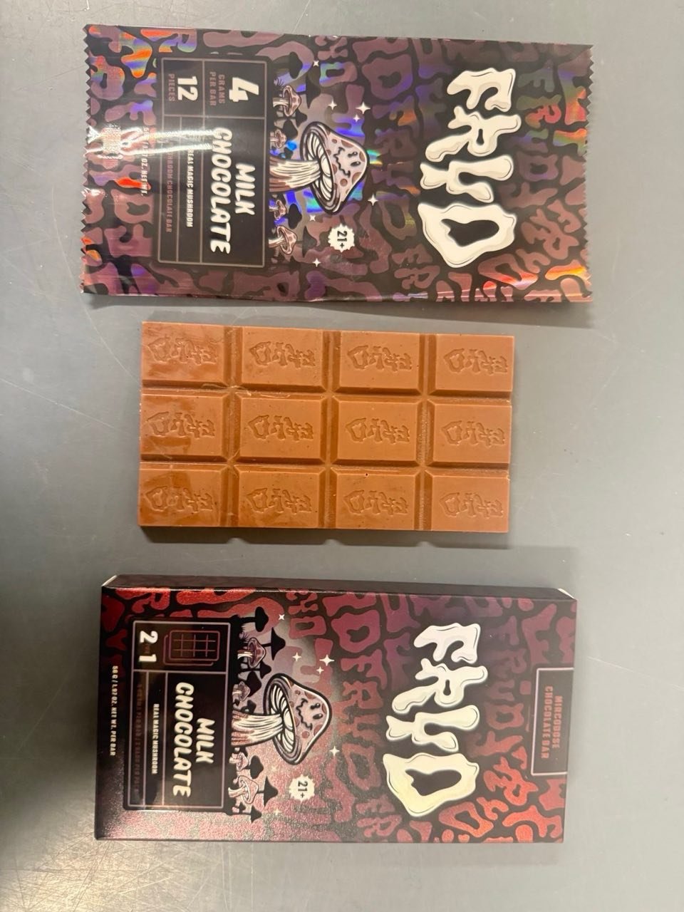 Fryd Chocolate Mushroom Bars 4G - Image 4